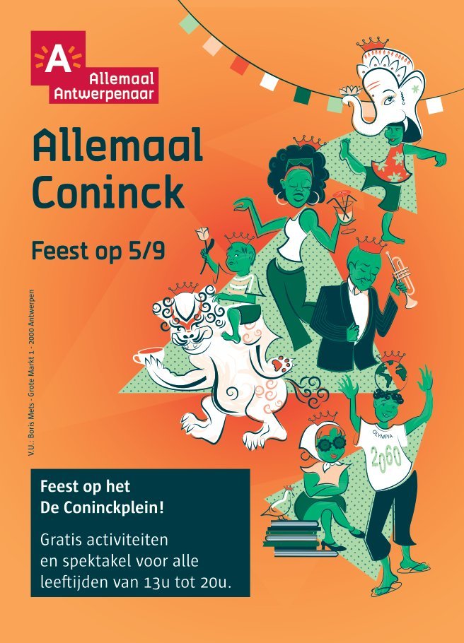 Affiche Allemaal Coninck Affiche Allemaal Coninck